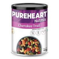 Pureheart Cherokee Premium Trail Mix | An Eclectic Mix of 8 Healthy Superfoods Nuts- Cashews, Almonds, Pistachio | Dry Fruits Cranberries(454 gm) 454GM pink