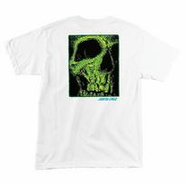 Santa Cruz STREET CREEP REDUX Skateboard T Shirt WHITE S įvairiaspalvis