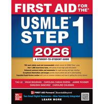 Pirmosios pagalbos vadovas USMLE 1 žingsniui 2026 m. Minkštas viršelis UKN1515