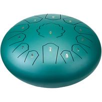 SucceBuy Steel Tongue Drum 12 in&13 Notes Rain Drum for Outside Garden C Major Key Tank Drum with 2 Mallets & Carry Bag for Yoga UNITED KINGDOM blue