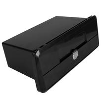 Marine Deck Storage Box with Lock Lockable Tool Box Organizer Yacht Storage Case for Parts Tools Phones Sunglasses Sundries juoda