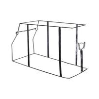 EVA Rain Protectors Camping Wagon Rain Cover For Outdoor Carts Includes Transparent View Panel And Tool Frees Assembly 1 gray