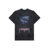 Balenciaga Paris Mėnulio Dvigubo Priekio Marškinėliai 791615TQVY22020 2-Original Gift Box juoda
