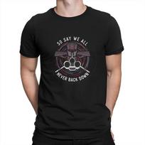 So Say We All Never Back Down Spaceship T-shirt XL