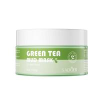 Green Tea Mud Mask, Hydrating, Moisturizing, Acne Removal, Cleansing, Mung Bean Mask, Moisturizing Mask, Cosmetics žalia