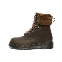 Dr. Martens 1460 Faux Fur Lined Warm Comfortable Boots Women boots Gray-Green 26951481 36 gray