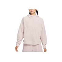 Nike Therma-Fit One Warm Solid Color Hooded Zip Long Sleeve Fleece Jacket Women jackets HV3699-667 M white