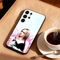 A-Avril L-Lavigne Phone Case For Samsung S26,S25,S24,S21,S22,S23,S30,Ultra,S20,FE,Lite,10,9,Black Cover Samsung S24 white