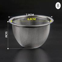 5,8cm~9,8cm 304 nerūdijančio plieno filtras Daugkartinis arbatos sietelis Arbatos sietelis Arbatinukas Sėjamoji arbatos lapų prieskonių filtras Virtuvės reikmenys