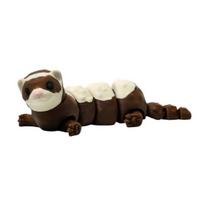 3D Printed Articulated Ferret Toy, Flexible Jointed Fidget Animal Figurine, Cute PLA Desktop Ornament & Car Decor, Stress Relief Kids Gift ruda