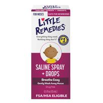 Little Remedies Saline Spray/Drops for Noses 0.5 FL OZ