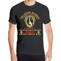 Battle Little Bighorn 7th Cav Indian Wars TShirt 100 Cotton ONeck Summer Short Sleeve Casual Unisexs Tshirt Size S3XL 4XL beige