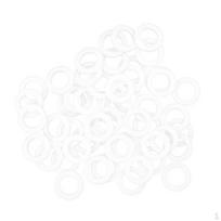 1/2  3/4  PTFE Flange Gasket, , White Flat Washer Half Inch white