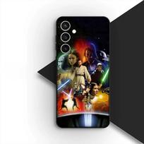 Dėklas Samsung Galaxy S20 S22 S21 FE Ultra Plus A07 A17 A15 A16 A25 A57 A37 Telefonui Yodas Žvaigždės Darths Wars j-Jedis Vader Galaxy A17 black
