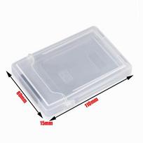 2,5 colio kietojo disko laikymo dėžutė Plastikinė išorinio kietojo disko laikymo dėžutė Kietojo disko dėklas 2.5 inch Clear gray
