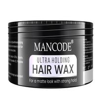 Mancode Ultra Holding Hair Wax for Men 100ml | Matte Look with 24 hrs Strong Hold Level 7 | Matte Finish & No Greasy Residue Styling Hair Wax 100gm gray