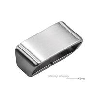 Nerūdijančio plieno metalinis žiedas laikiklis laikrodžio apyrankei 18mm 20mm 22mm 24mm Fiksavimo žiedai silikoninei nailoninei apyrankei Laikrodžio apyrankės laikiklio kilpa white