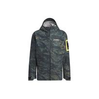 Adidas x NATIONAL GEOGRAPHIC Waterproof And Windproof Windbreaker Jacket Men's Pebble Silver Gray IS9511 XL gray