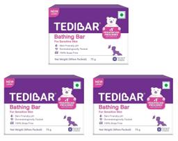 Curatio Tedibar Muilas, 75 g - 3 vnt. pakuotė pink