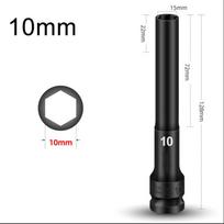 1/2 Drive Wrench Hex Head 8-24mm Adapter Spanner Converter Deep Impact Socket Tire Removal Tools gray