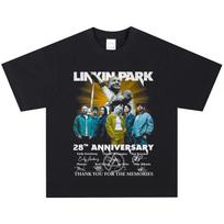 Linkin Park T-Shirt, Soft Fabric Casual Daily Wear L gray