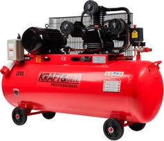 200L alyvos kompresorius 3 stūmokliai 400V | Kraft&Dele