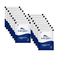 Kressa Refreshing and Cleansing Wet Wipes | PH Balanced | Pack of 100 Single Wipes (100), Multicolour