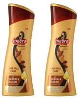 Meera Šampūnas nuo plaukų slinkimo, Migdolų ir Shikakai nauda, Stipriems ir sveikiems plaukams, Vyrams ir moterims, Be parabenų, 180 ml (Pakuotėje 2 vnt) white