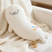 Cute Dolphin Plush Pillow Long Body Pillow for Sleeping Leg Hug Stuffed Animal Doll Bedroom Decoration Birthday Gift 60cm 60cm