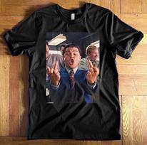 The Wolf of Wall Street Unisex T-shirt (Bella Canvas) Unisex T-Shirt M brown