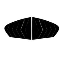 F10 Žaliuzės Galinio Langelio Žaliuzės Užuolaidėlės Dangtelio Apdaila BMW 5 Serijai F10 525i 530i 2011 2012 2013 2014 2015 2016 2017 black