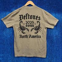 Deftones Scorpions North American Tour 2025 Shoegaze Tee M S black