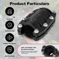 -A95Z Pipe Repair Clamp 3/4 Inch Leak Sealer,Emergency Pipe Repair Kit For Plastic And Metal Pipes gray