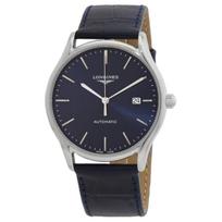Longines Master Collection Automatinis Mechaninis Laikrodis 30M Vandeniui Atsparus Mėlynas Ciferblatas Nerūdijančio Plieno Korpusas Vyriški laikrodžiai Sidabrinis L4.961.4.92.2 Blue Dial black