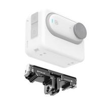 For Insta360 GO3 / GO 3S PULUZ Magnetic Aluminum Alloy Quick Release Base Mount (Black) juoda
