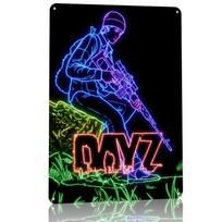 DayZ Metal Poster Customized Wall Art Retro Vintage Metal Signs for Man Cave Custom Plate Modern Home Decoration Luxury House 20x30cm（7.8x11.8inch） blue