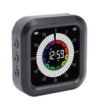Visual Timer for Students Countdown Countup Timer Desk Digital Productivity Timer for Kitchen Classroom Time Management black