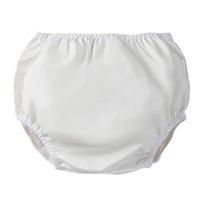 Suaugusiųjų pralaidūs apatiniai, minkšti, skalbiami, šlapimo nelaikymo kelnaitės, daugkartinis vystyklų dėklas vyrams ir moterims, dydis S-XXL S balta