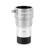 Celestron Omni Series 2x Barlow Teleconverter Metal Astronomical Telescope Accessories 1.25-Inch HD Star Watching Default white