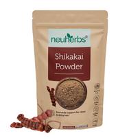 Neuherbs Shikakai Powder for Hair - 100g | Hair Pack for Hair Growth & Scalp Cleansing | 100% Pure & Natural With No Added Preservatives brown
