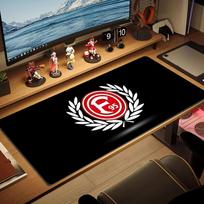 Fortuna Düsseldorf Lace Solid Color Mouse Pad Large Gaming Table Cushion Non-slip Laptop Tablet Big Mousepad XXL Mat Mini PC Playmat With Lock edge 30cmx60cm(11.8x23.6inch) brown