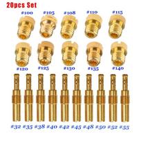 Carburetor Main Jet Part 150cc 125cc 20Pcs/Set Kit + Slow/Pilot Jet New