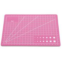 A5 tvirtas PVC pjaustymo kilimėlis pjaustymo lenta savaime gyjanti rankų darbo DIY įrankis Pinkish pink
