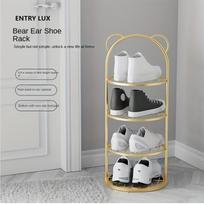 Multi Layer Shoe Rack Storage Rack, Sturdy and Durable Small Space Shoe Tower, Independent, Adjustable, Easy To Install gray