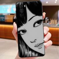 Phone Case For Motorola Edge 50 40 Pro 60 50 40 30 Ultra Neo Fusion G85 G72 G53 G54 G84 G13 G32 Horror manga Tomie Junji Ito Moto G32 black