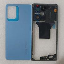 For Redmi Note 12 Pro 5G Phone Housing Middle Frame+Glass Battery Back Cover Case Panel Repair Parts juoda
