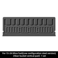 15-24 Hilux/Revo Bagažinės kilimėlis: Atsparus dėvėjimuisi, vandeniui TPE 15-24 Hilux/Revo Fuel black