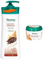 Himalaya Herbals Cocoa Butter Intensive Body Lotion, 400ml & Himalaya Protein Hair Cream | 200ml blue