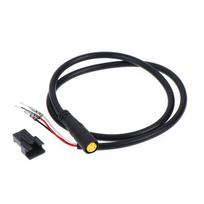Scratch-resistant LED Headlight for Kukirin G2ProDB Electric Scooter High Brightness Durable Headlamp for Night Commuting Adapter cable black