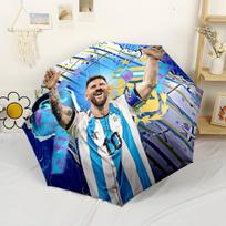 Messi Lauko Automatinis Skėtis Kompaktiškas ir Patvarus 8 Šonkaulių Dizainas Patvarus Plastikas ir Geležis Būtinas Kelionėms Kompaktiškas Sulankstomas Skėtis
